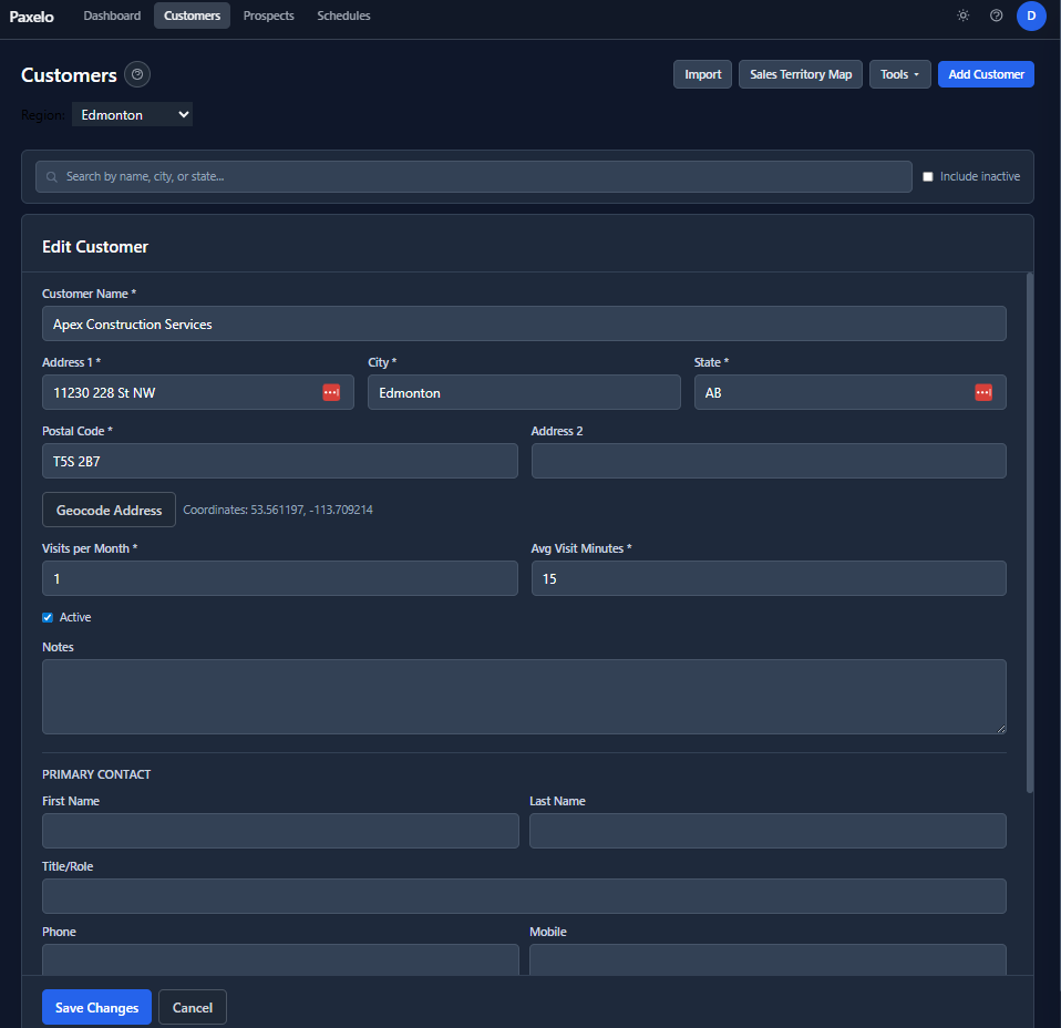 Paxelo Customer & Contact Management